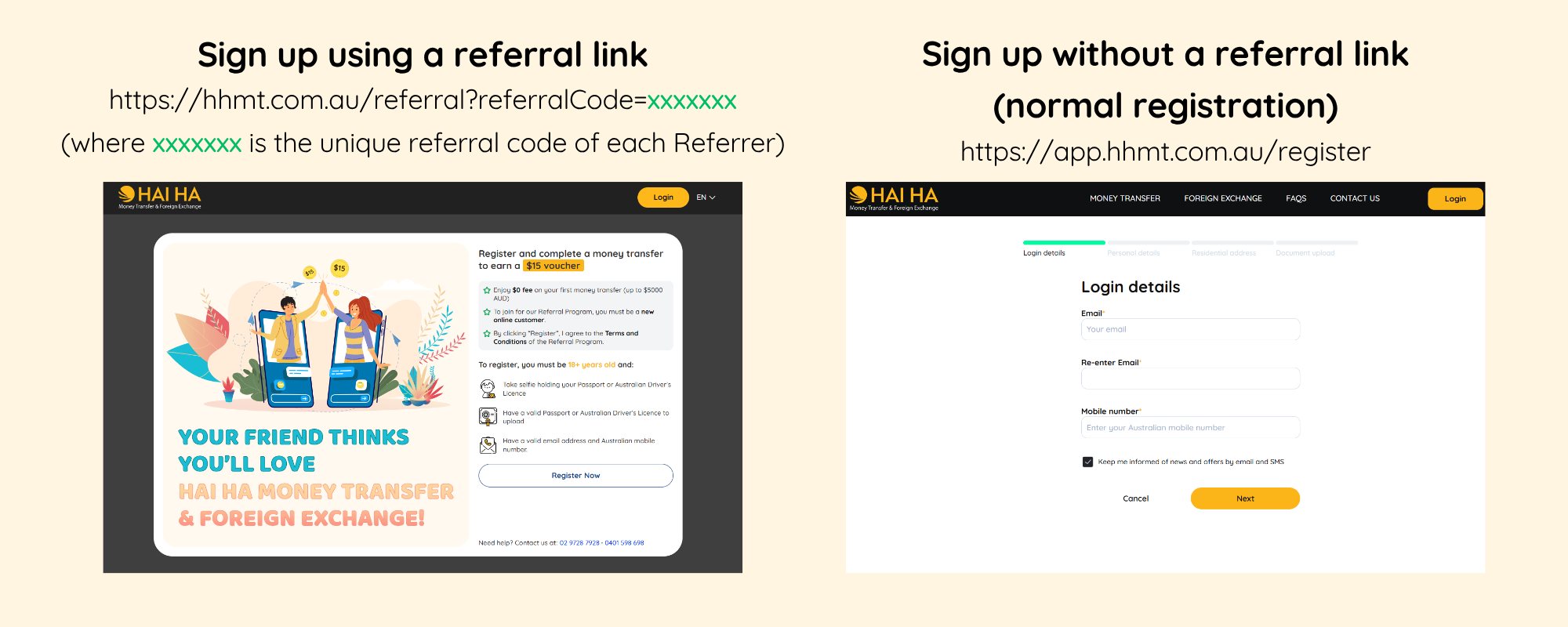 Sign up with and without a referral link (EN).png